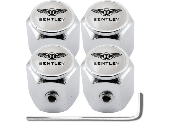 4 Bentley hex antitheft valve caps