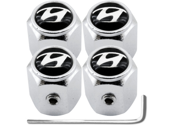 4 Hyundai hex antitheft valve caps