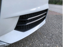 Double baguette chromée pour antibrouillards compatible Audi A1 1018 Sportback Audi A1 1019 A1 18