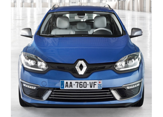 Baguette de calandre inférieure chromée pour Renault Mégane III estate 0912