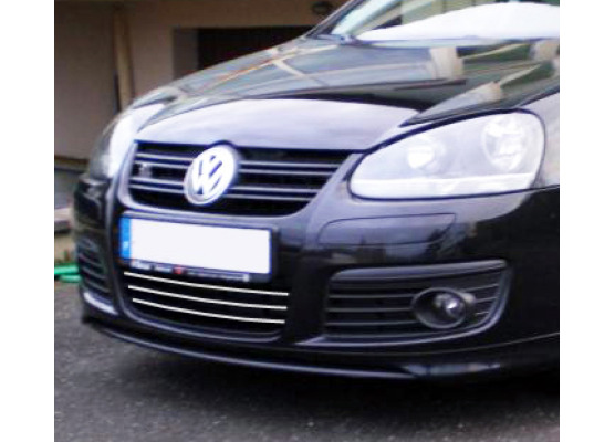 Baguette de calandre inférieure chromée pour VW Golf 5 GT TDI