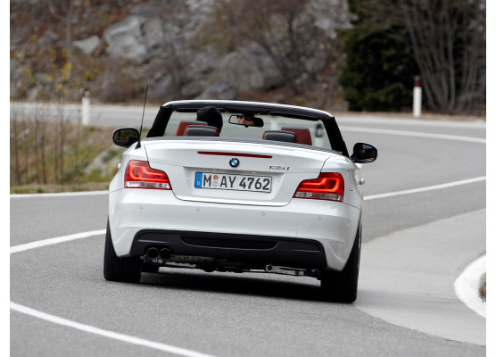 Baguette de coffre chromée pour BMW Série 1 E88 0813 cabrio