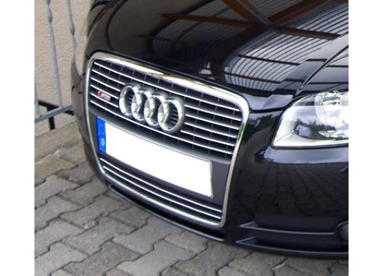 Chromleiste für Kühlergrill Audi A4 série 2 phase 2 0408  Audi S4 0308 série 2 v1
