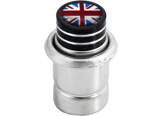 Cigarette lighter British flag Great Britain UK short black