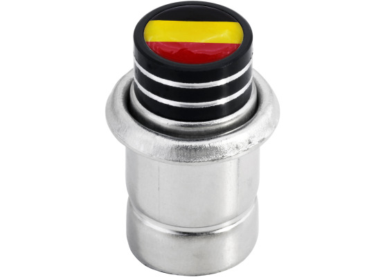 Cigarette lighter German flag Deutschland short black