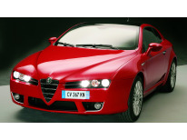 Cornice cromata per fari antinebbia Alfa Romeo Brera