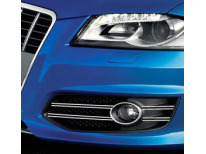Doppia cornice cromata per fari antinebbia Audi S3 0623  Audi S3 sportback 0623