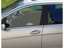 Fascia cromata di contorno inferiore dei vetri laterali Mercedes Classe A W169 0408W169 Phase 2 08