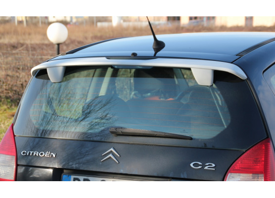 Heckspoiler  Flügel Citroën C2 v1 grundiert  Klebe zum Befestigen