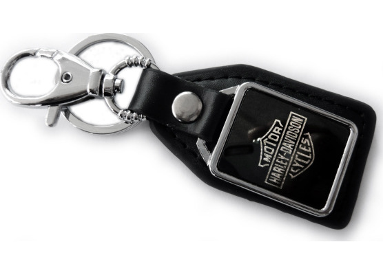 Imitation leather keychain Harley Davidson