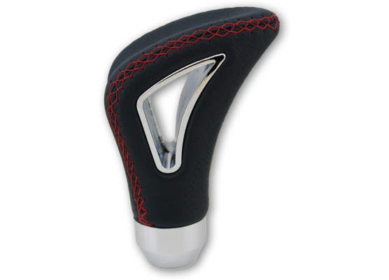 Leather gearshift lever knob