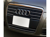 Radiator grill chrome trim compatible with