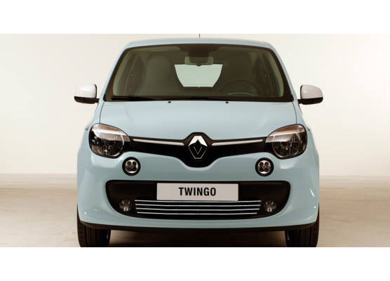 Radiator grill chrome trim compatible with Renault Twingo III