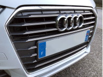 Radiator grill dual chrome trim Audi A1 1018 Sportback Audi A1 1019 Audi A1 1824 Sportback Audi A