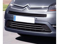 ZierChromleiste für KühlergrillUnterteil Citroën C4 Grand Picasso 0613